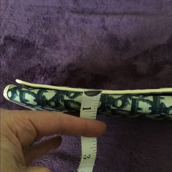 Authentic Christian Dior Trotter Continental PVC/Leather Wallet & Box - Picture 7 of 16